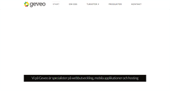 Desktop Screenshot of geveo.se
